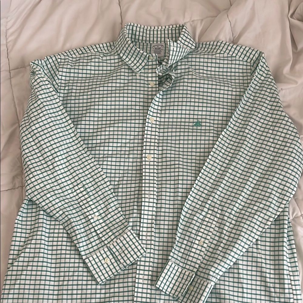 Men's Green Checkered Shirt
